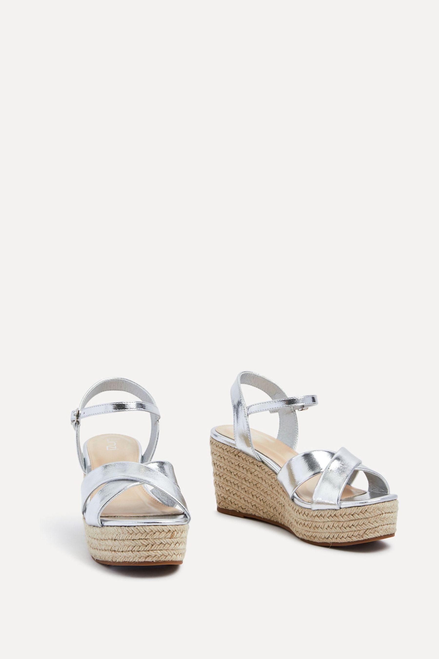 Silver wedges size 5 sales