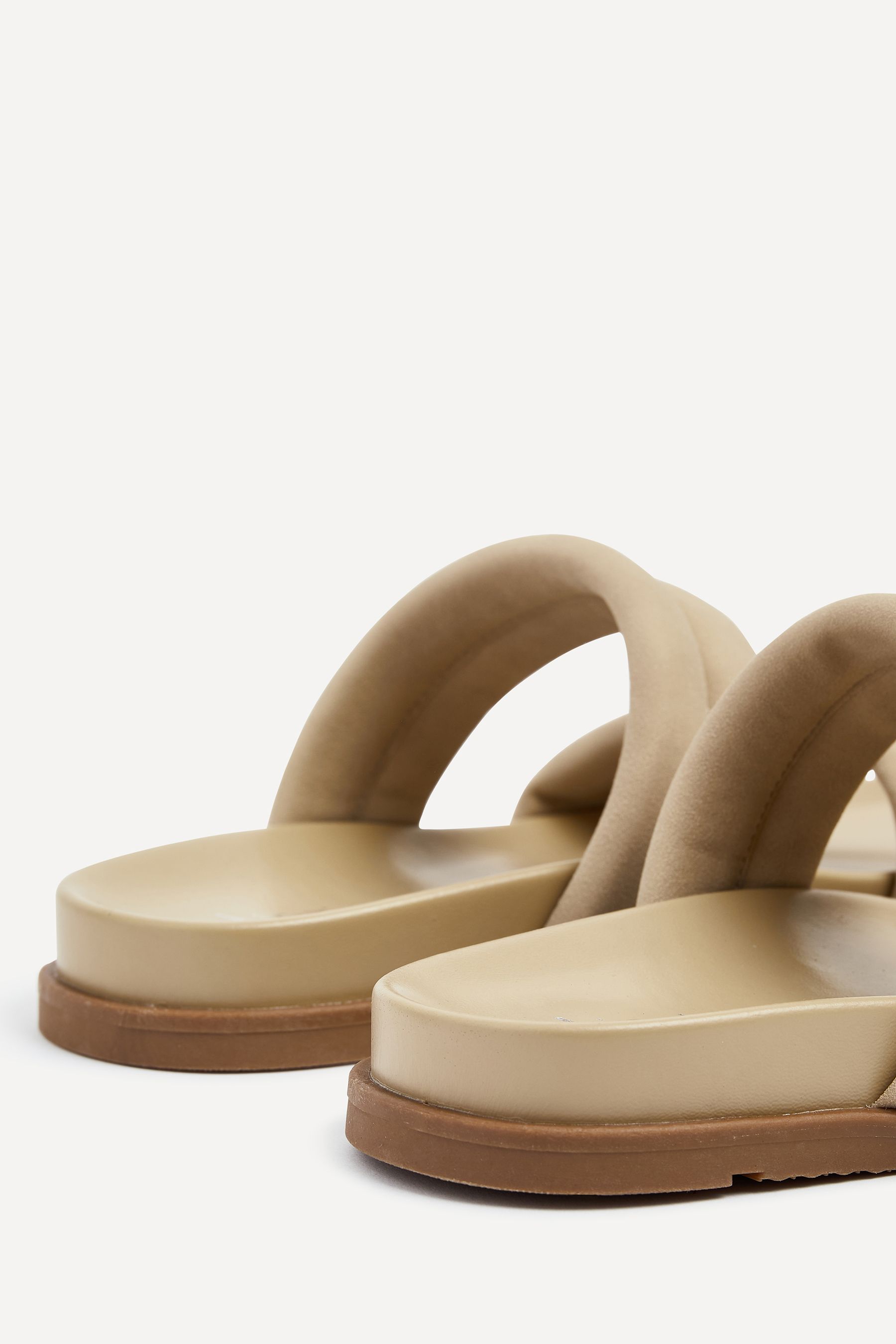 Buy Linzi Nude Fion Flat Two Part Sliders from Next United Arab Emirates