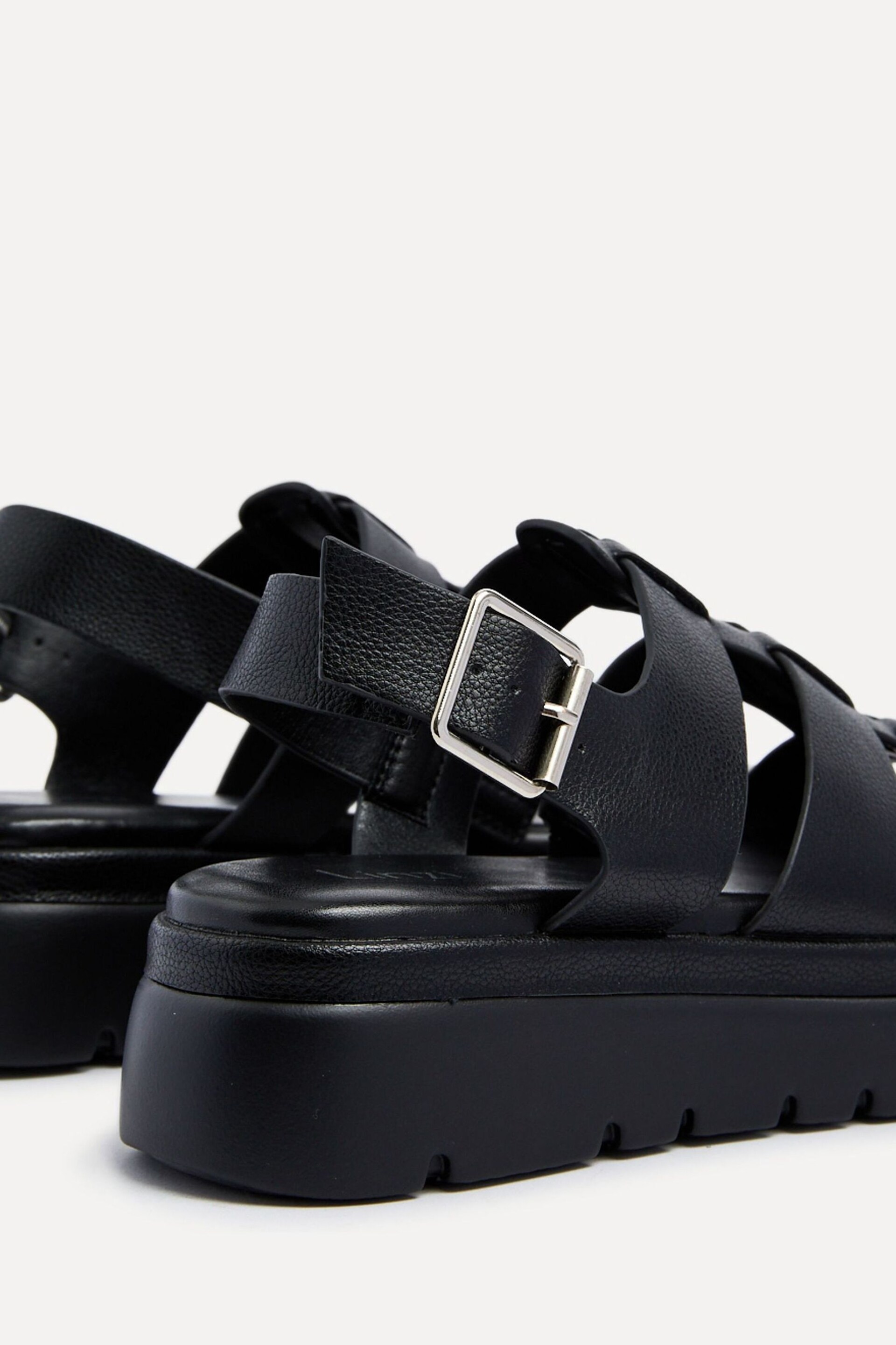 Linzi Black Boston Slingback Gladiator Sandals - Image 5 of 5