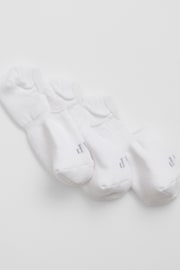 Gap White Adults Logo No Show Socks (3 Pack) - Image 1 of 1
