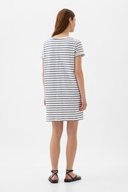 Gap White Crew Neck Short Sleeve Pocket T-Shirt Dress - Image 2 of 4