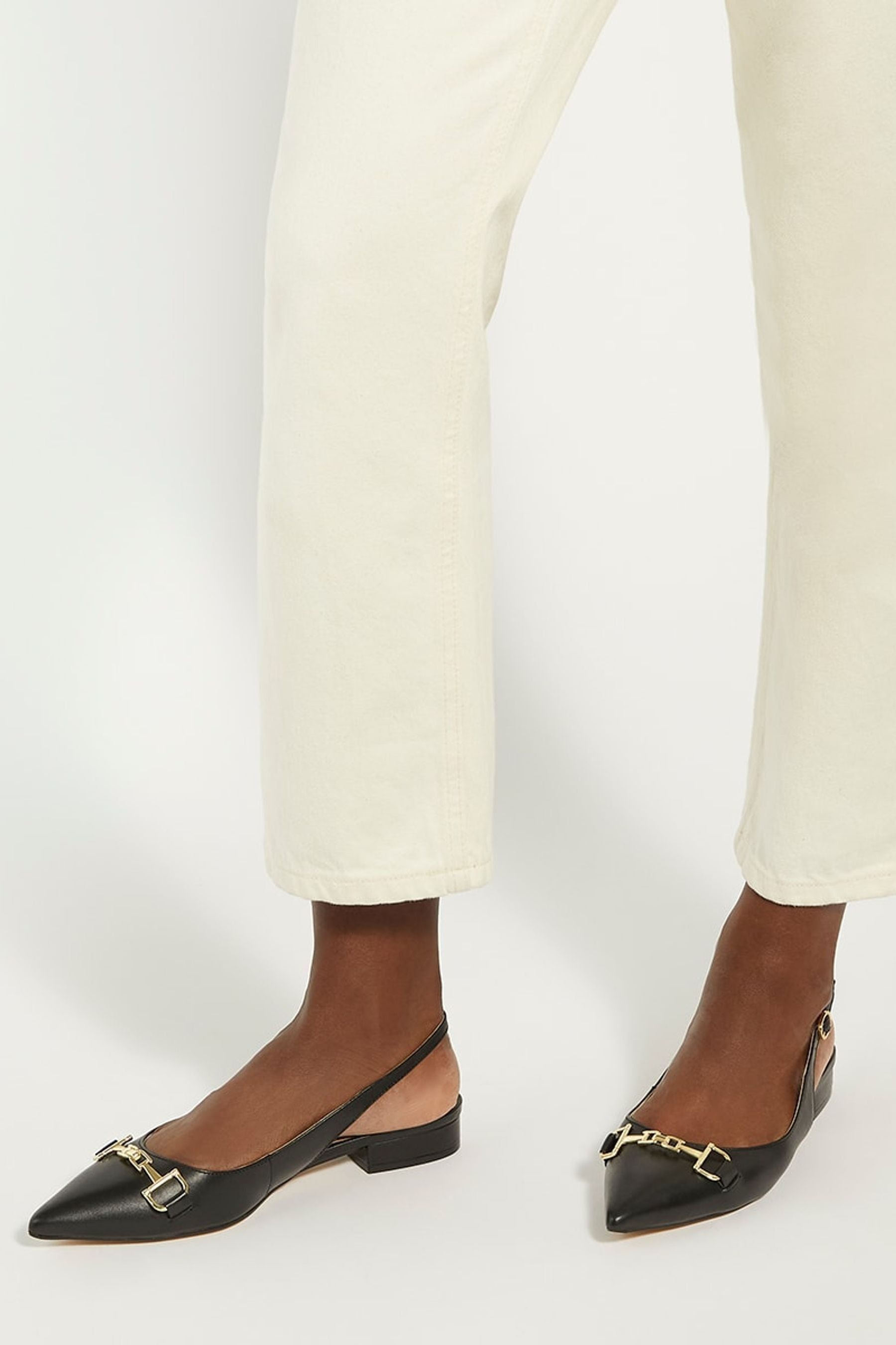 Dune black slingback shoes hotsell