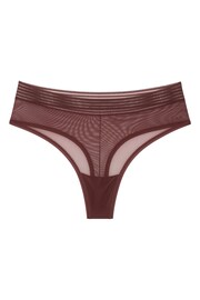 Triumph Tempting Sheer Highwaist String Brown Briefs - Image 5 of 5