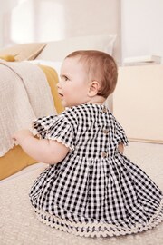 Black/White Gingham Baby Dress and Leggings Set - Image 3 of 11