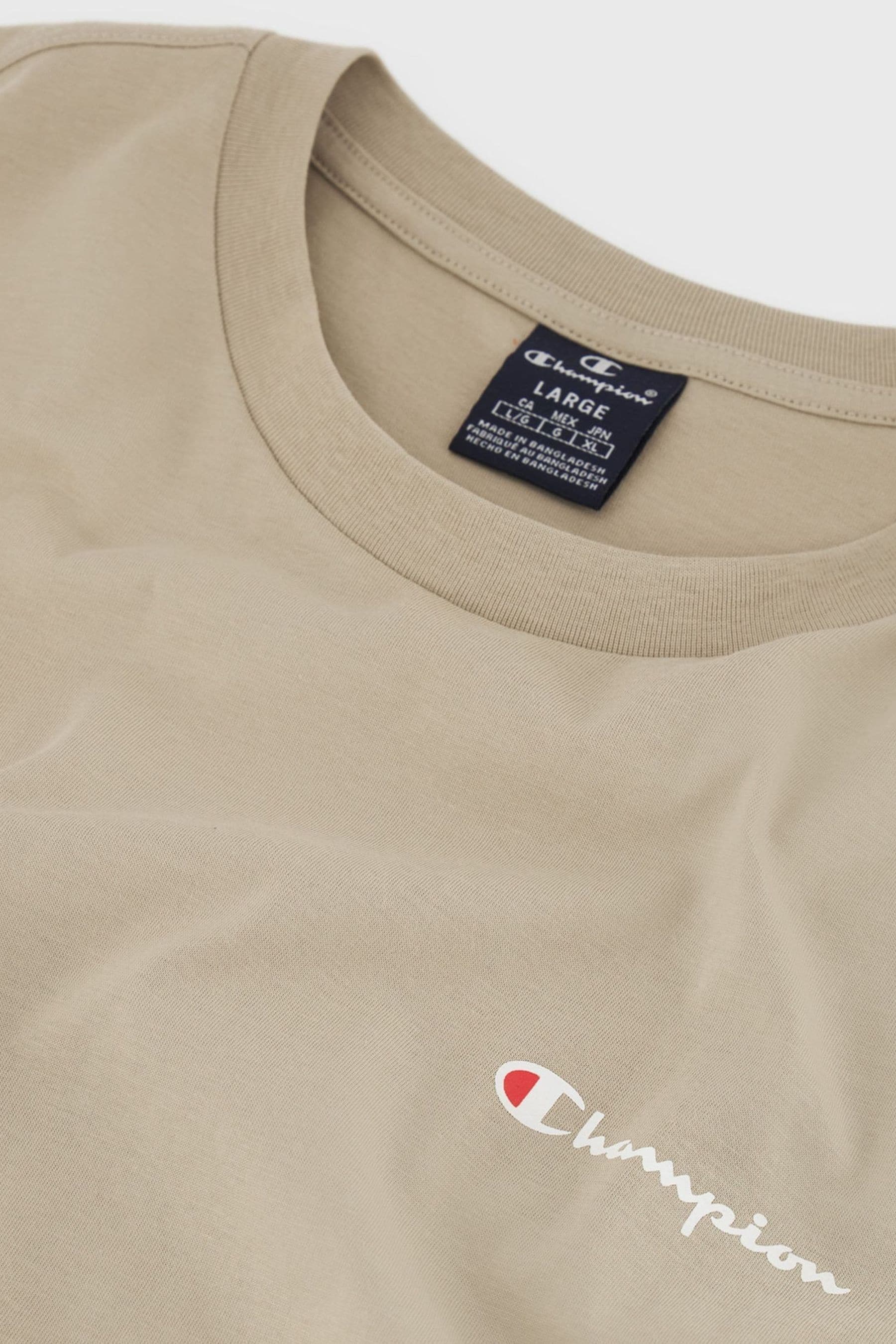 Beige champion shirt top