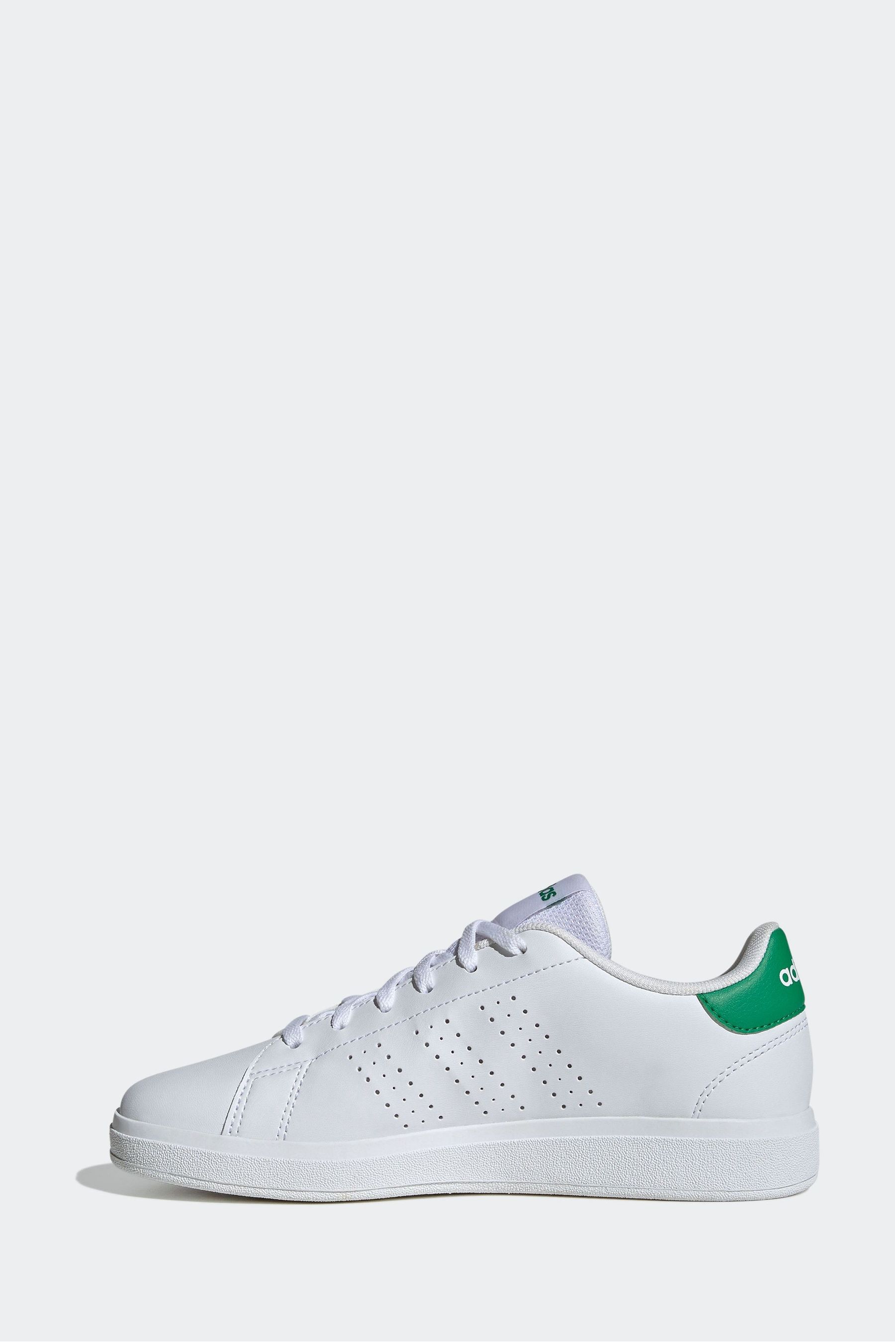 Adidas advantage shoes white online