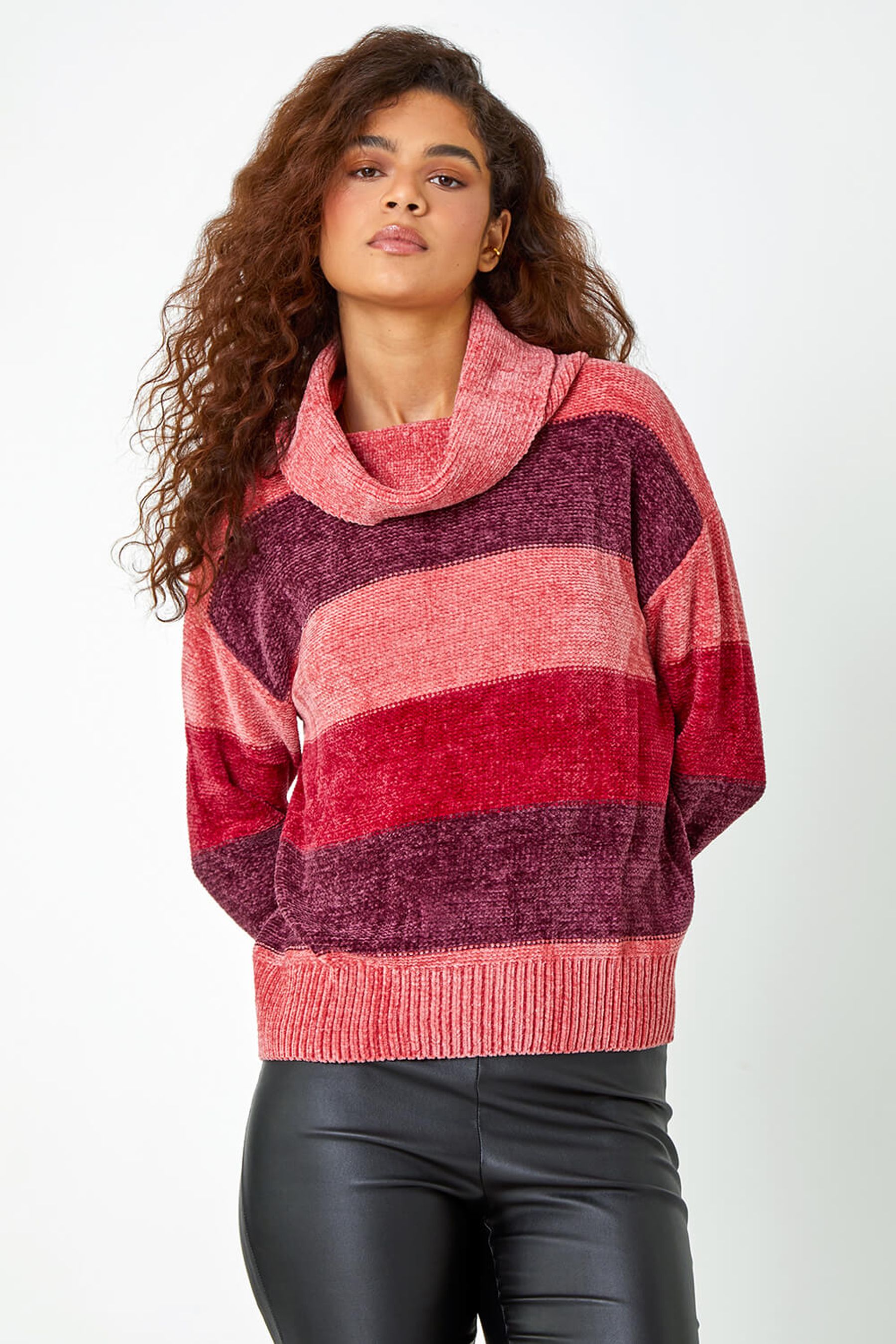 Red chenille jumper hot sale