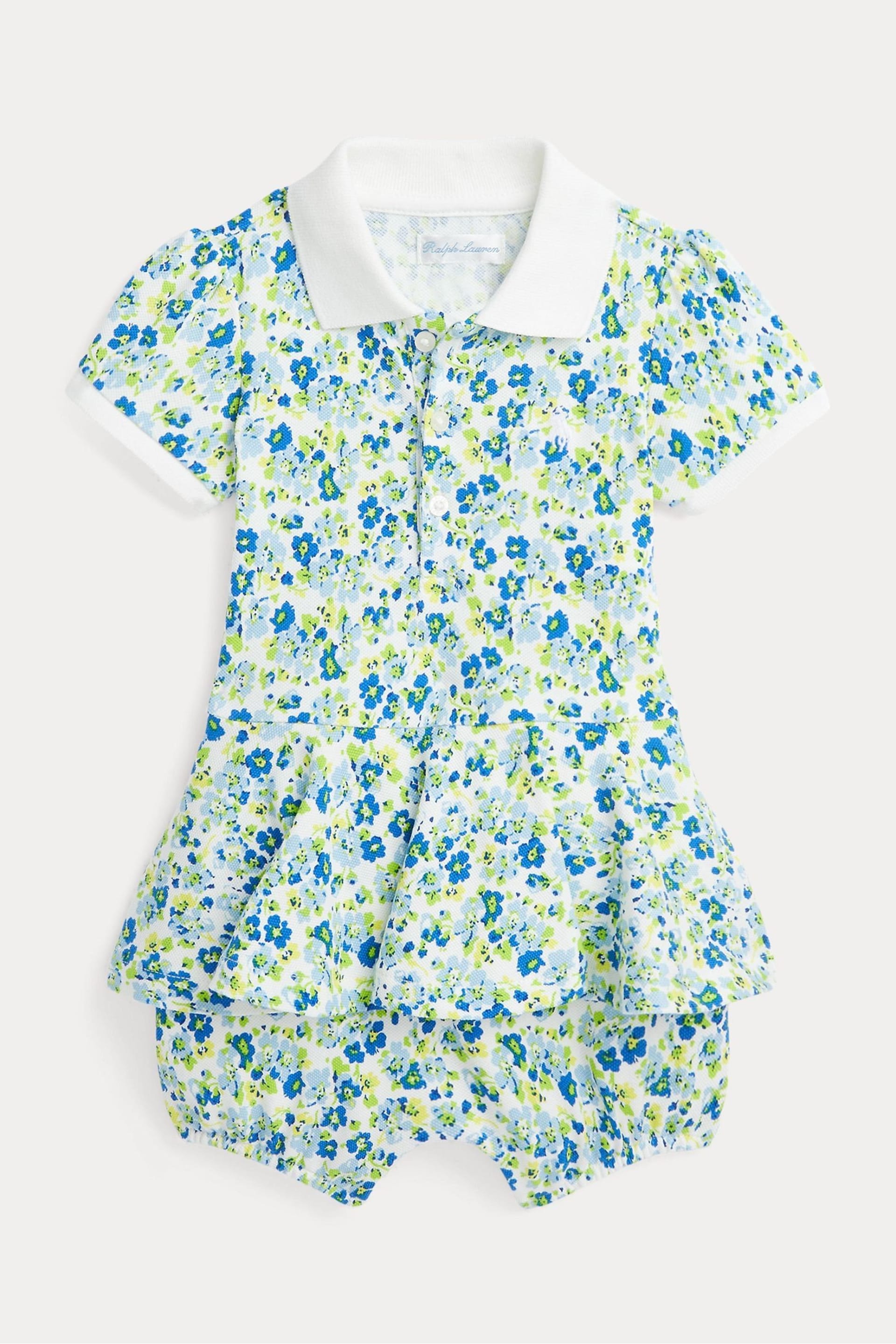 Polo Ralph Lauren Baby Floral Romper - Image 1 of 4