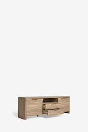 Natural Arlo Wide Wood Effect TV Unit - Image 7 of 10