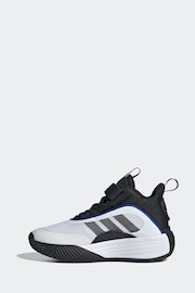 adidas White Ownthegame 3.0 K Trainers - Image 2 of 8