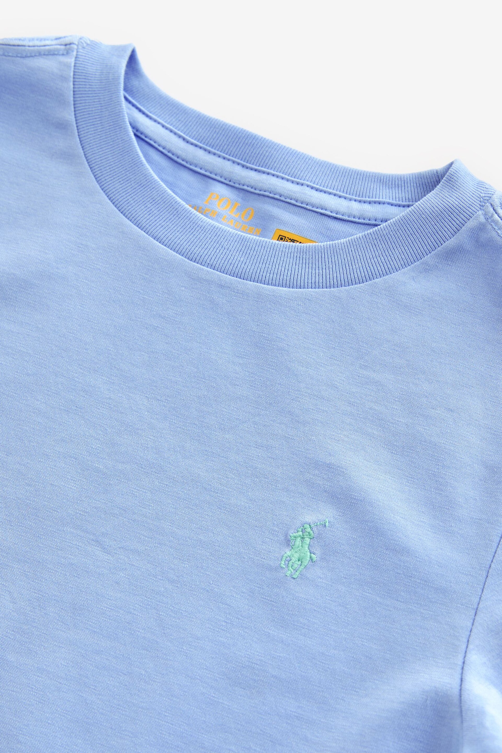 Polo Ralph Lauren Boys Cotton Jersey Crew Neck T-Shirt - Image 4 of 4