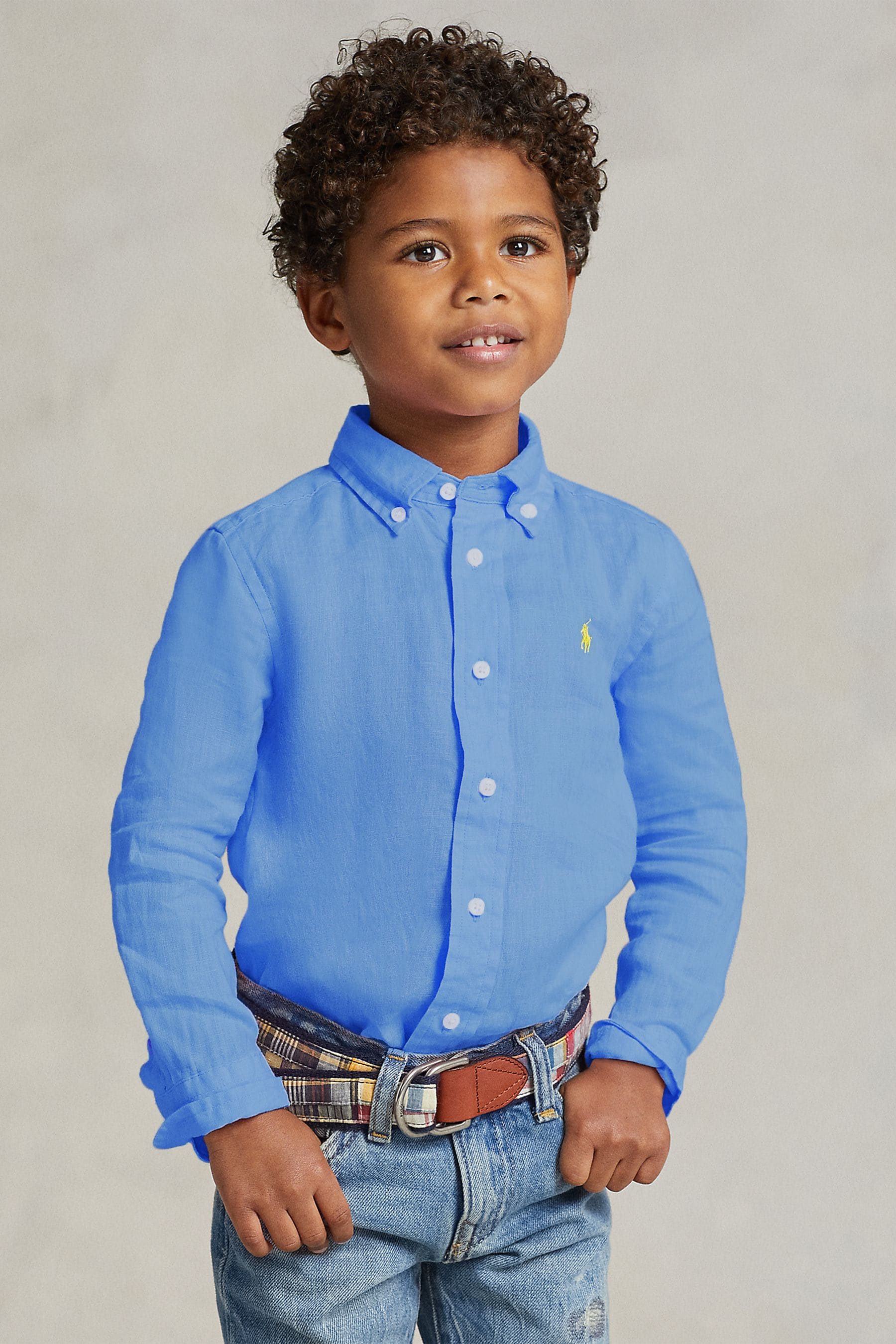 Buy Polo Ralph Lauren Boys 100 Linen Long Sleeve Shirt from Next Luxembourg