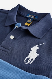 Polo Ralph Lauren Boys Navy Big Pony Cotton Polo Shirt - Image 3 of 4