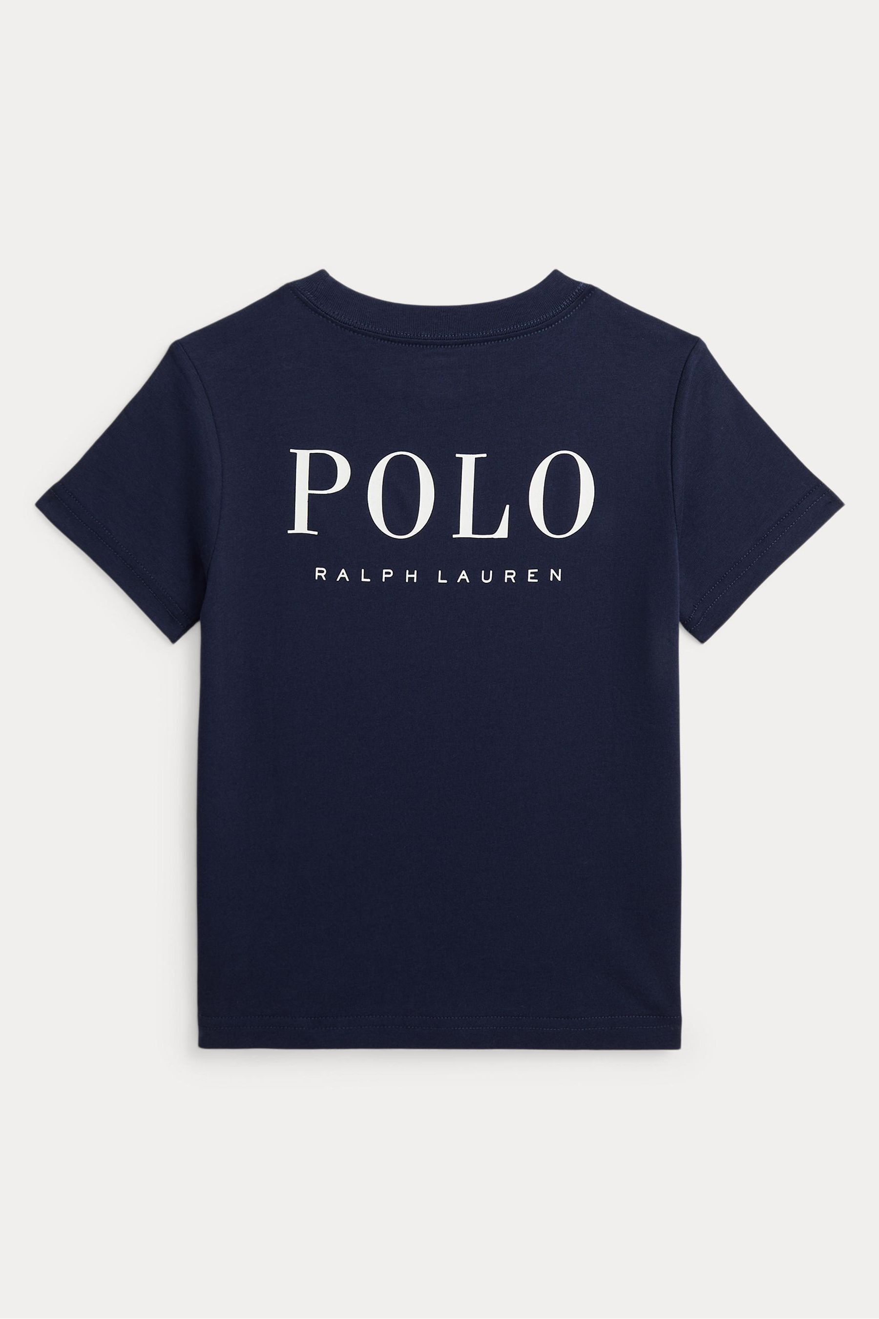 Buy Polo Ralph Lauren Boys Back Graphic Logo 100 Cotton T Shirt from the Next UK online shop