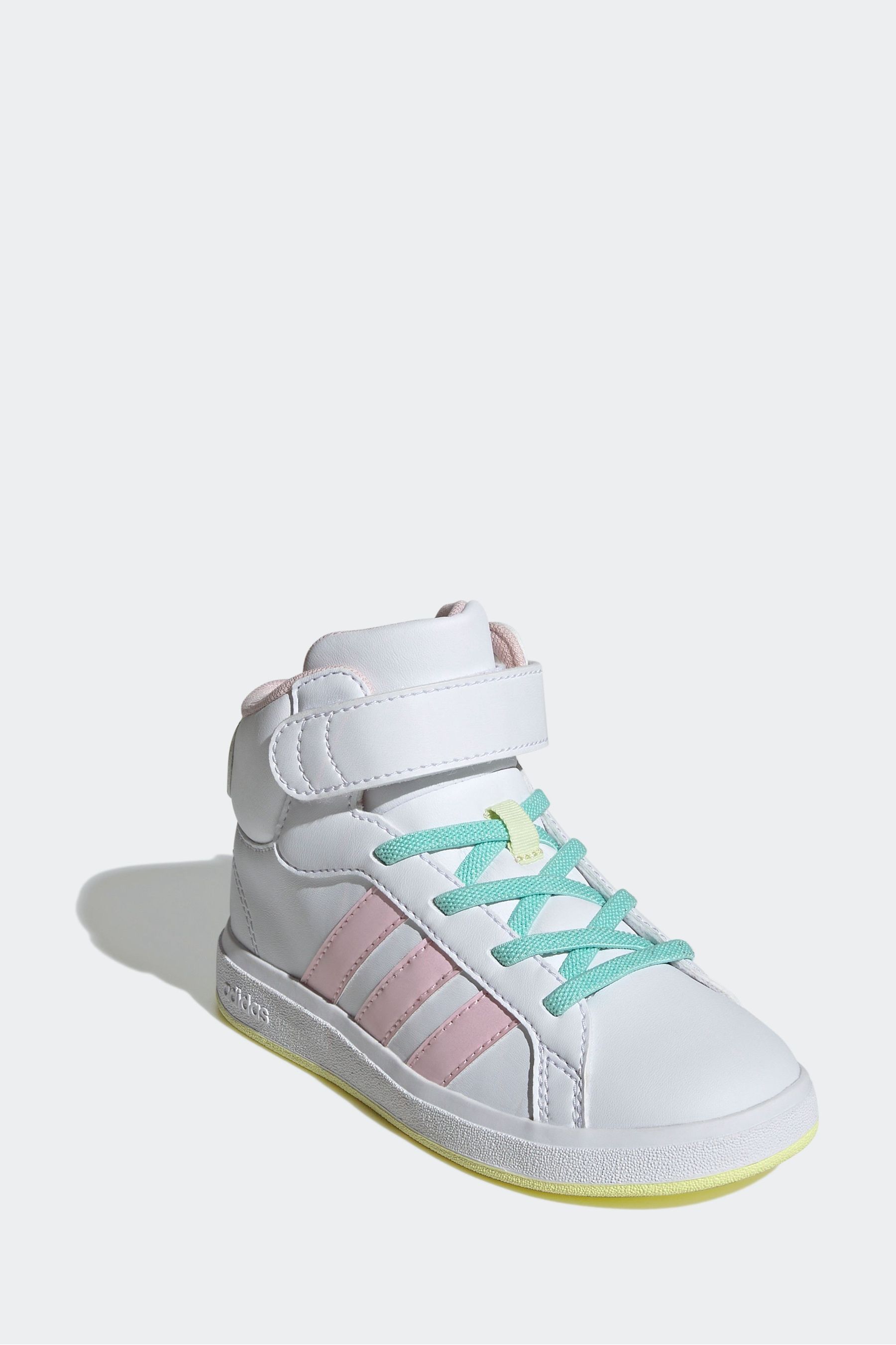Buy adidas White Kids Grand Court Mid Shoes from Next Canada