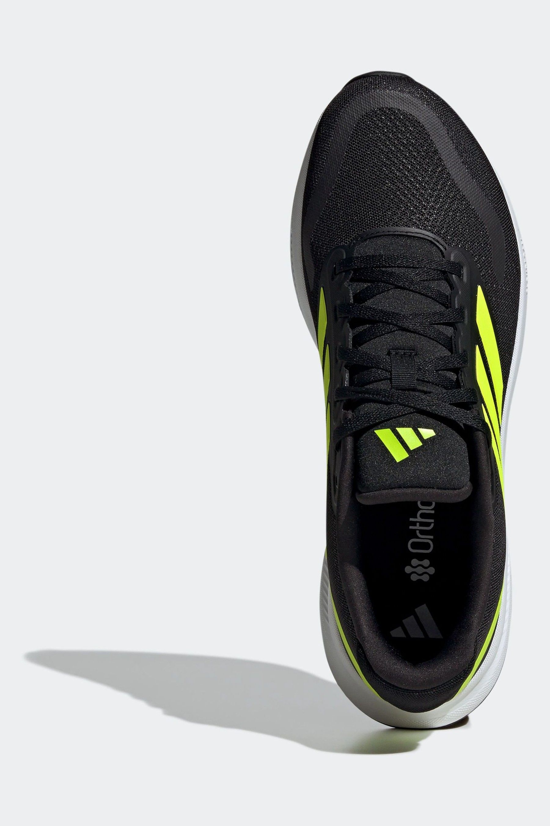 Adidas black yellow trainers outlet