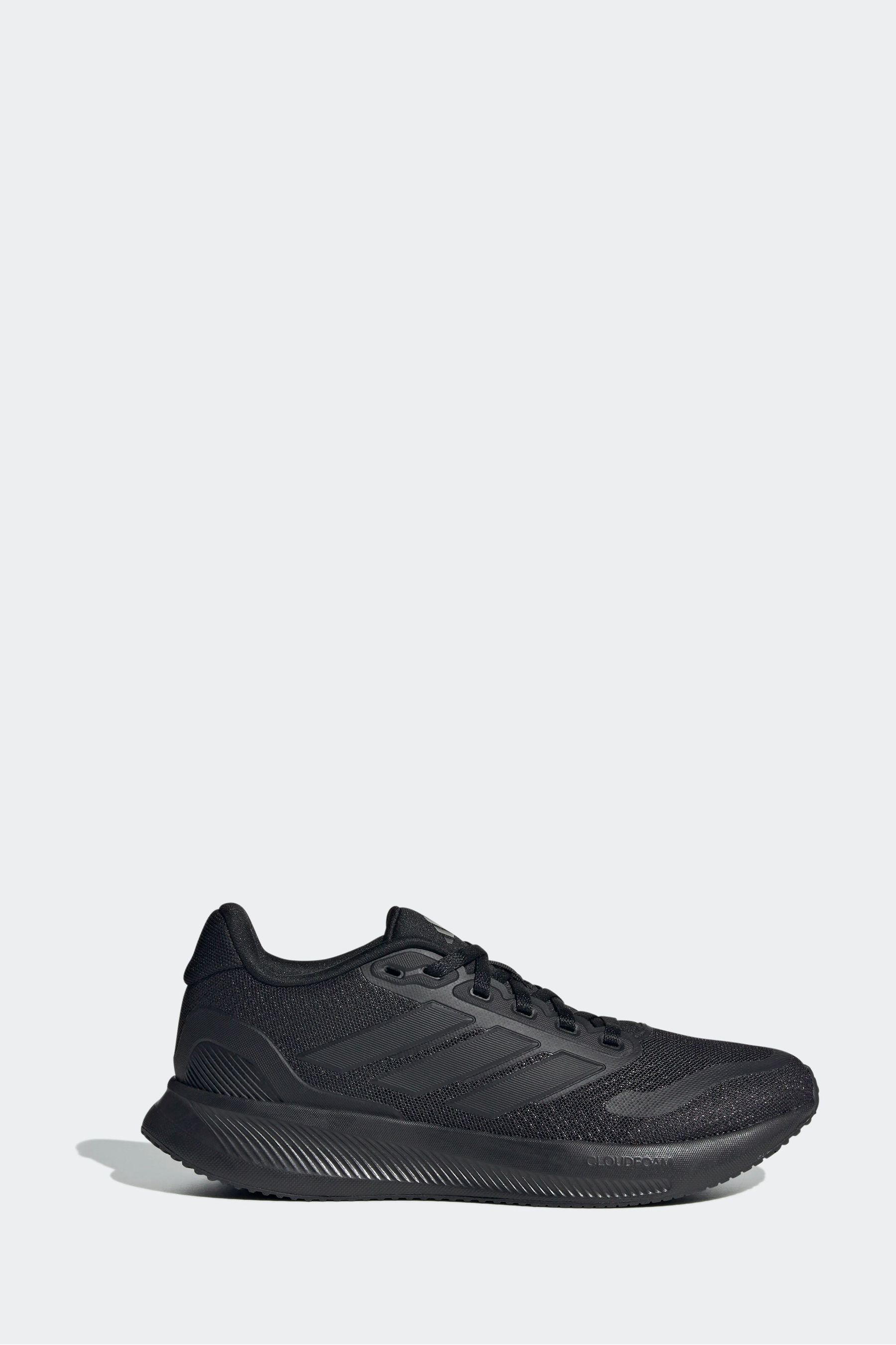 Adidas black childrens trainers discount