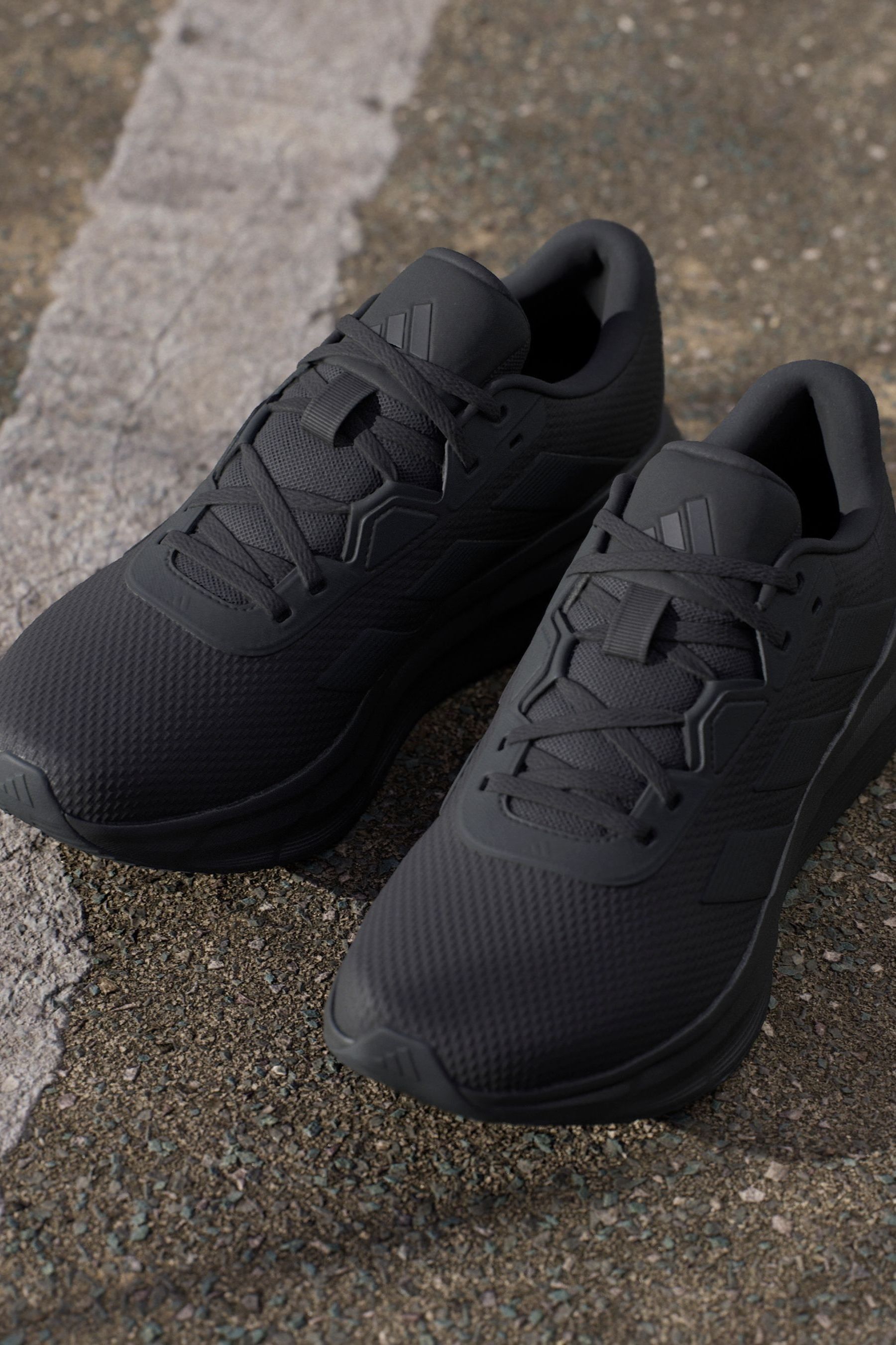 Adidas black trainers size 7 shop