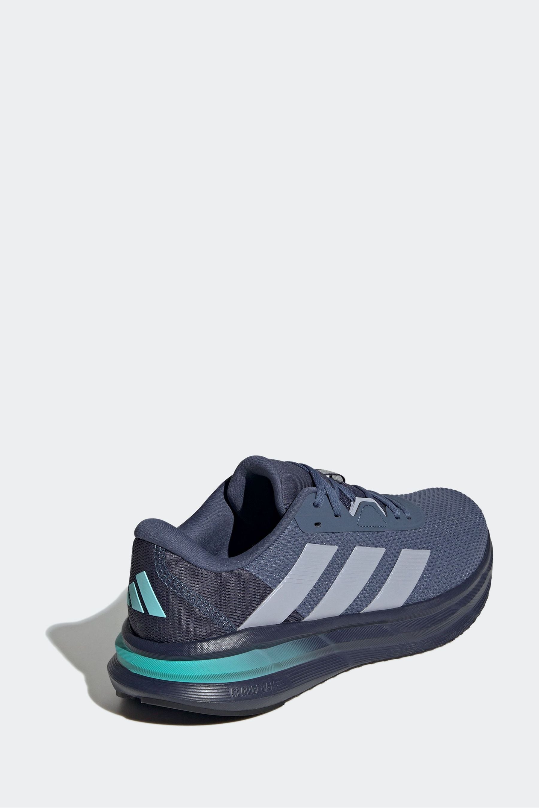 Adidas blue and white running shoes new arrivals