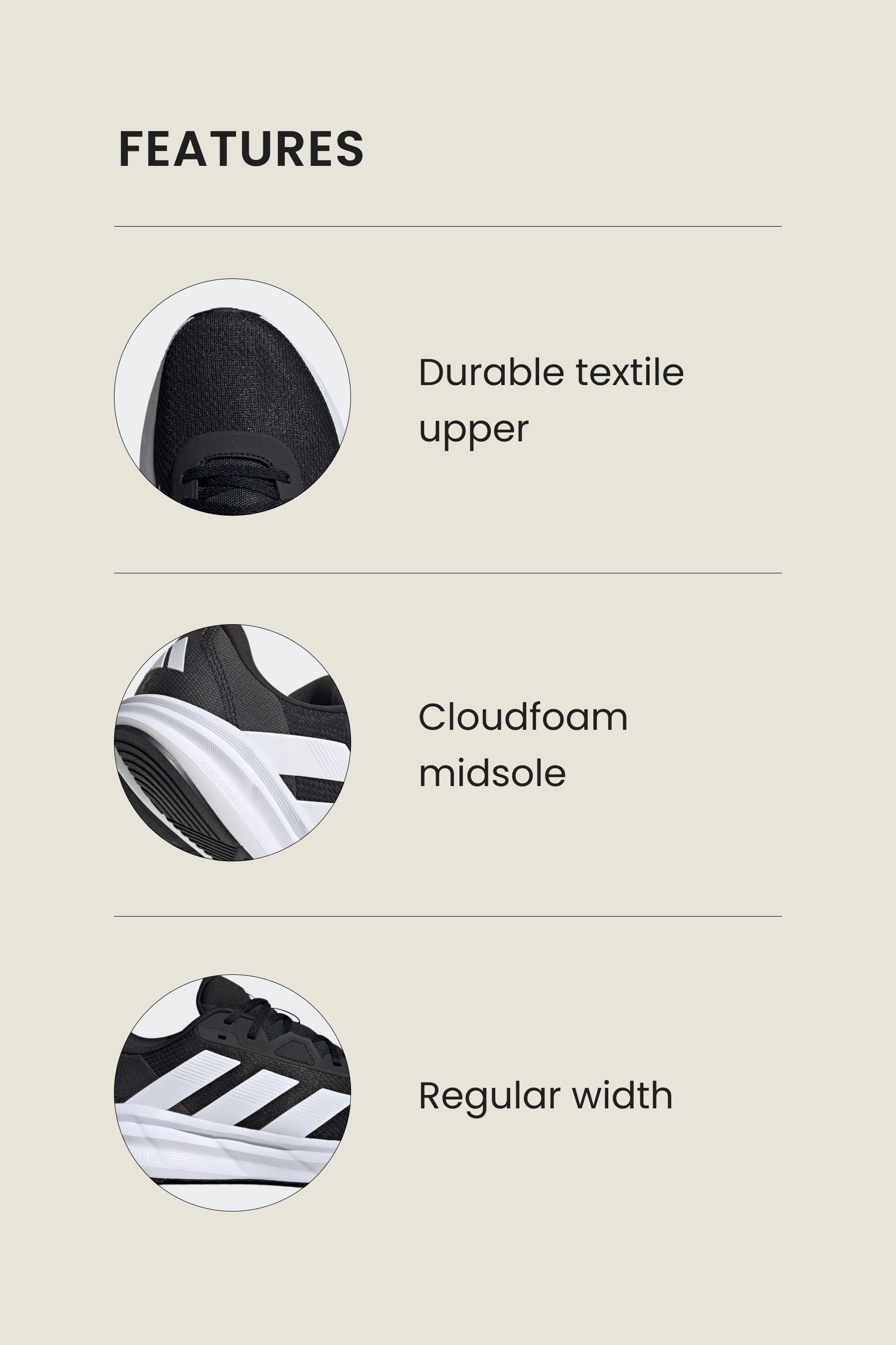 Buy adidas Black white Galaxy 7 Running Trainers from Next USA