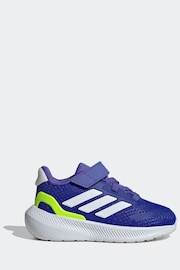 adidas Dark Blue Runfalcon 5 E L I Trainers - Image 1 of 20