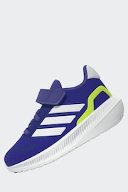 adidas Dark Blue Runfalcon 5 E L I Trainers - Image 13 of 20