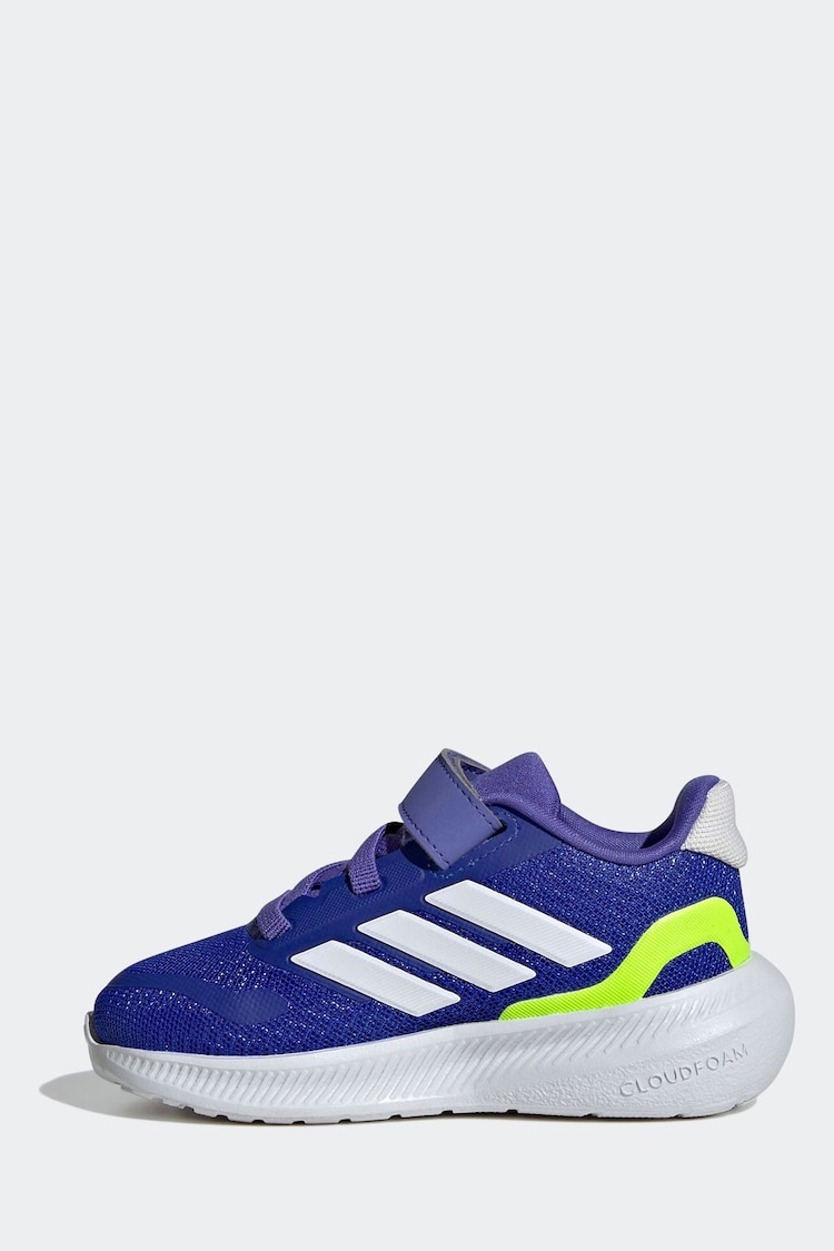 adidas Dark Blue Runfalcon 5 E L I Trainers - Image 2 of 20