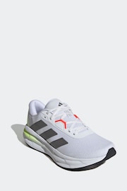 adidas White Galaxy 7 Running Trainers - Image 4 of 10