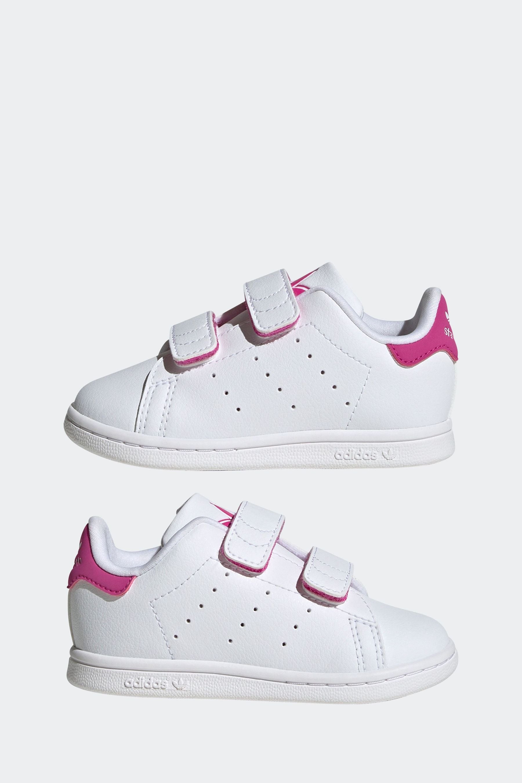 Stan smith pink and white best sale