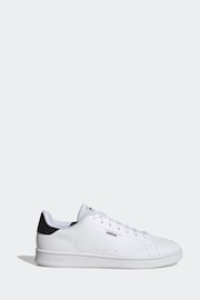 adidas White Urban Court Trainers - Image 1 of 8