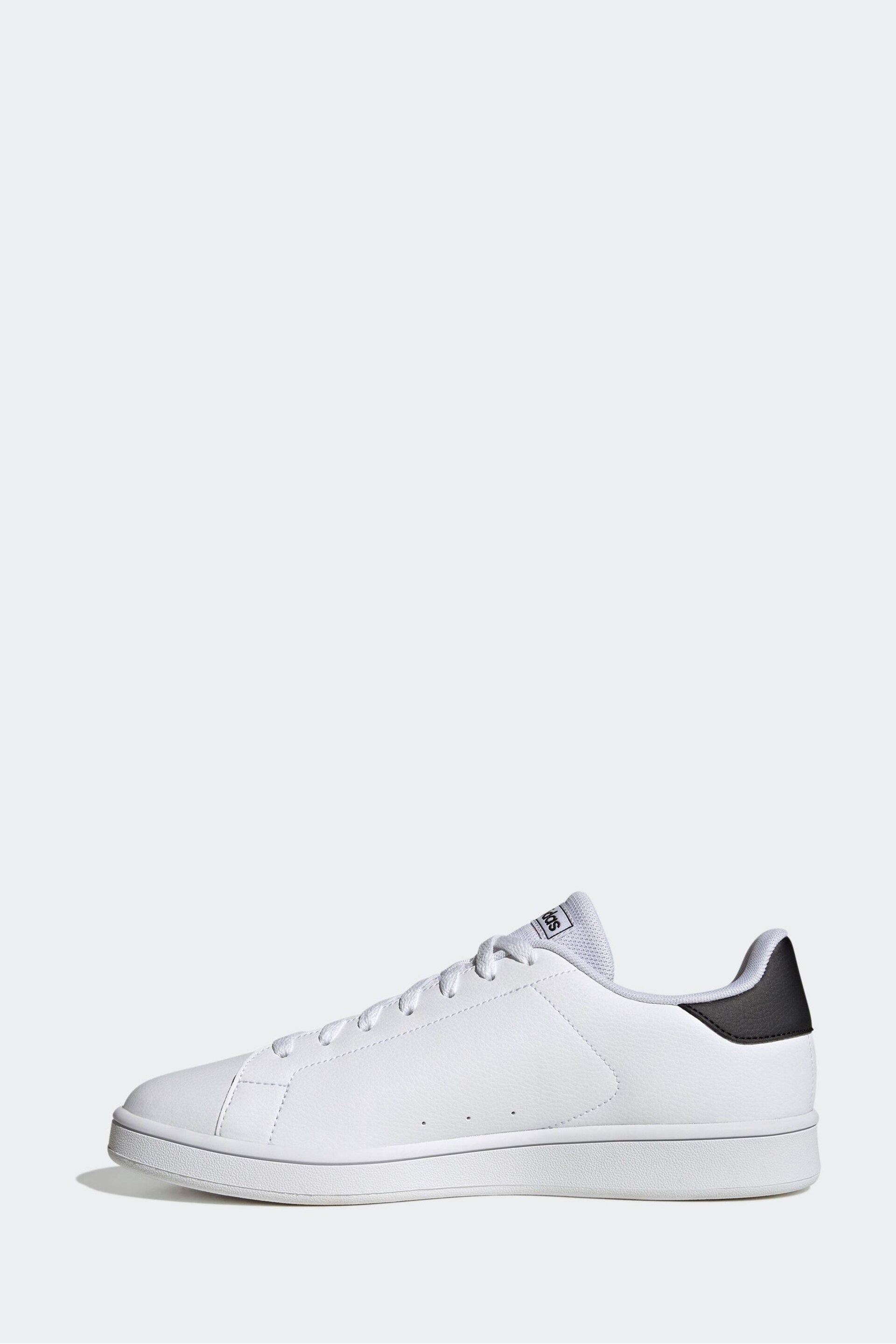 adidas White Urban Court Trainers - Image 4 of 8