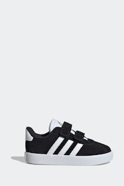 adidas Black VL Court 3.0 Trainers - Image 1 of 9