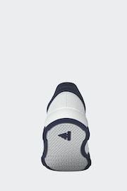 adidas White & Black Tensaur Hook and Loop Shoes - Image 6 of 13