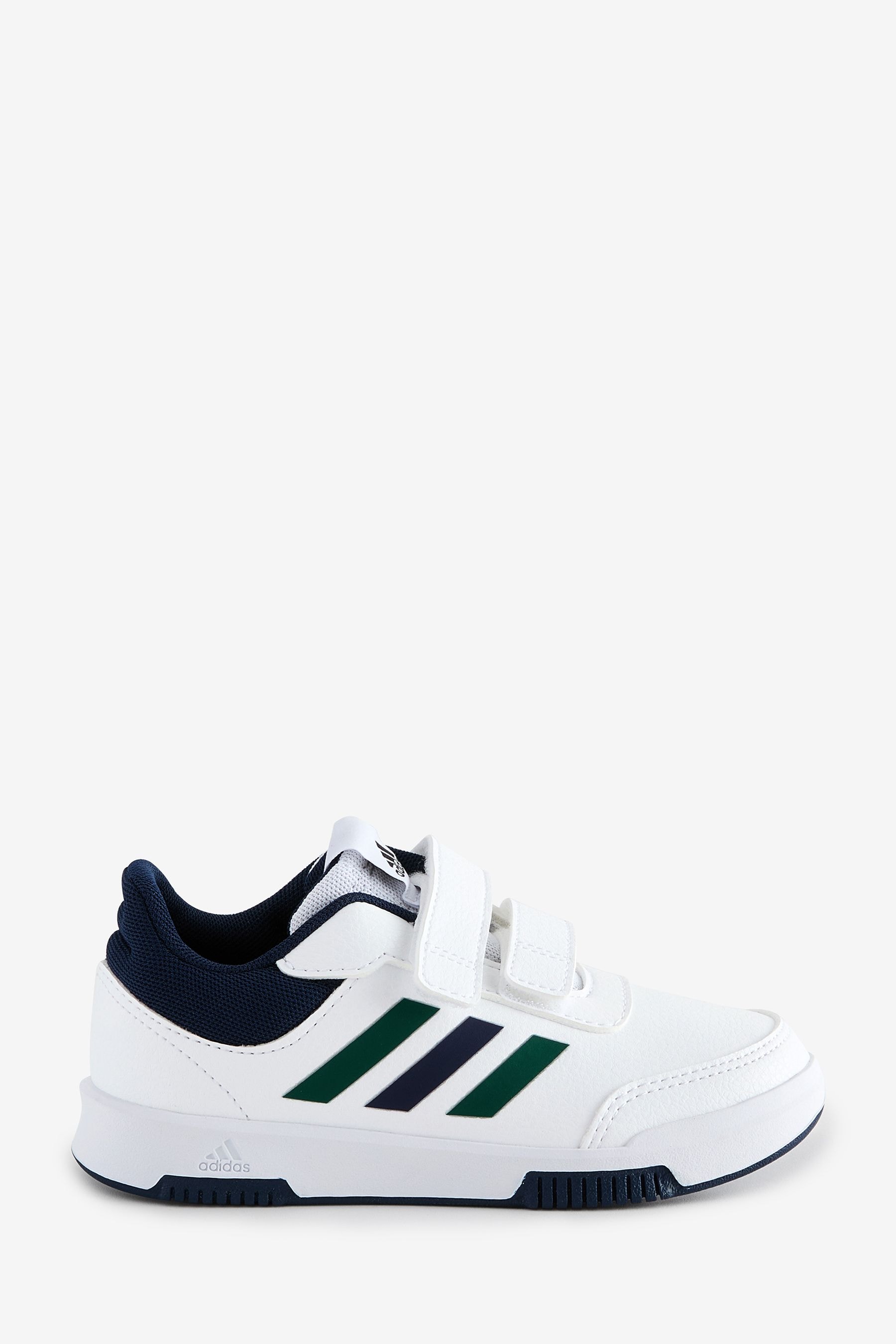 Buy adidas White Green Blue Hook and Loop Tensaur Hook and Loop Shoes from Next Ireland