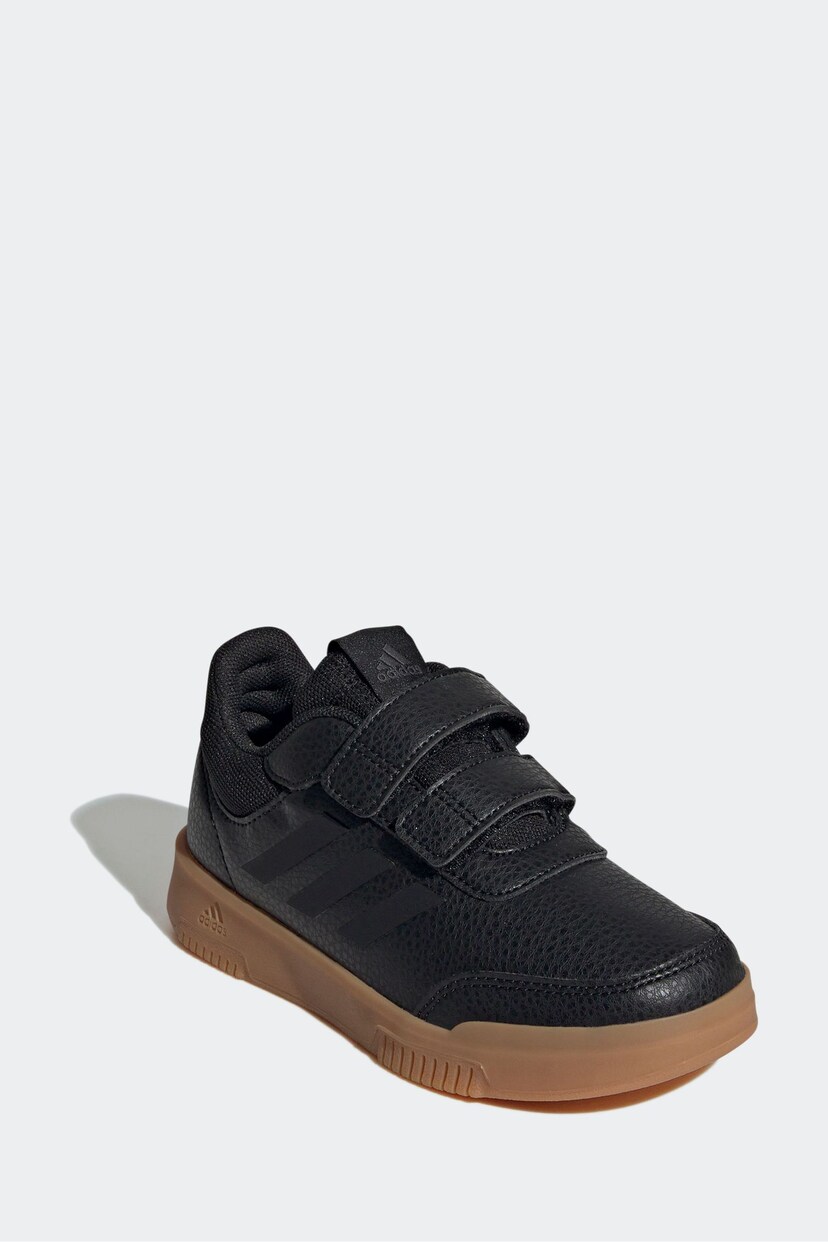 adidas Black/Tan Tensaur Hook and Loop Shoes - Image 5 of 9