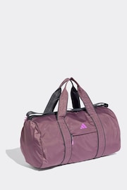 adidas Purple Yoga Duffel Bag - Image 3 of 6