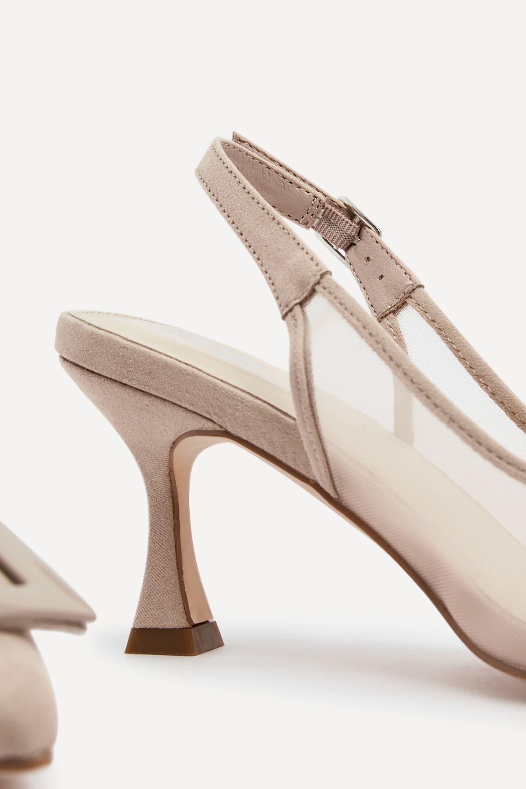 Buy Linzi Nude Ace Pointed Toe Court Heels With Mesh Detail from Next Canada