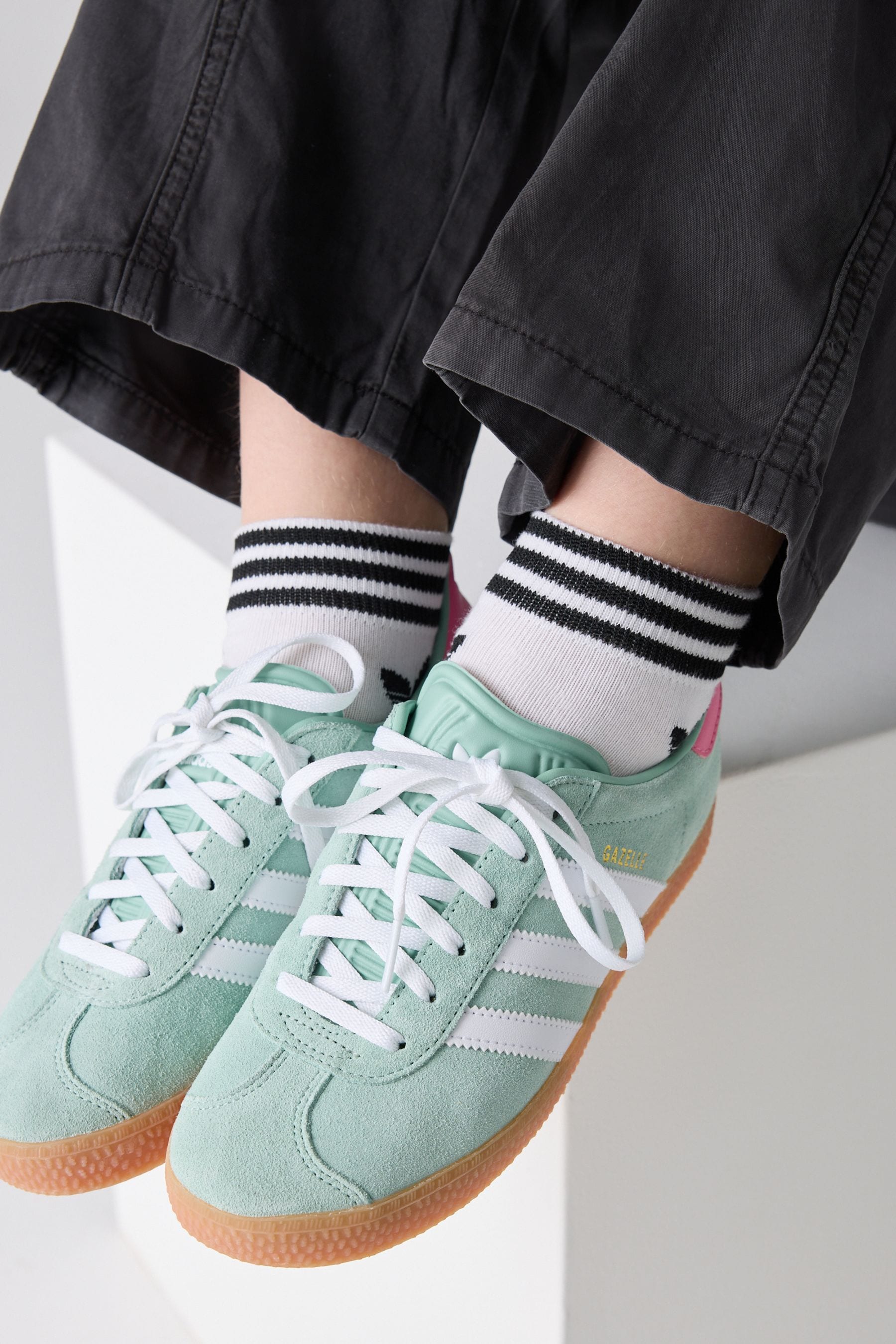 Green adidas originals trainers hotsell