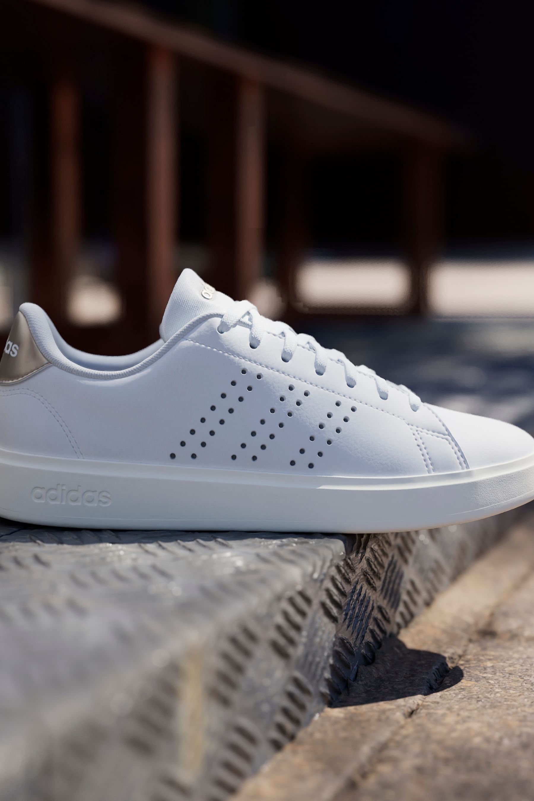 Buy adidas Grey adidas Advantage Animal Trainers from the Next UK online shop