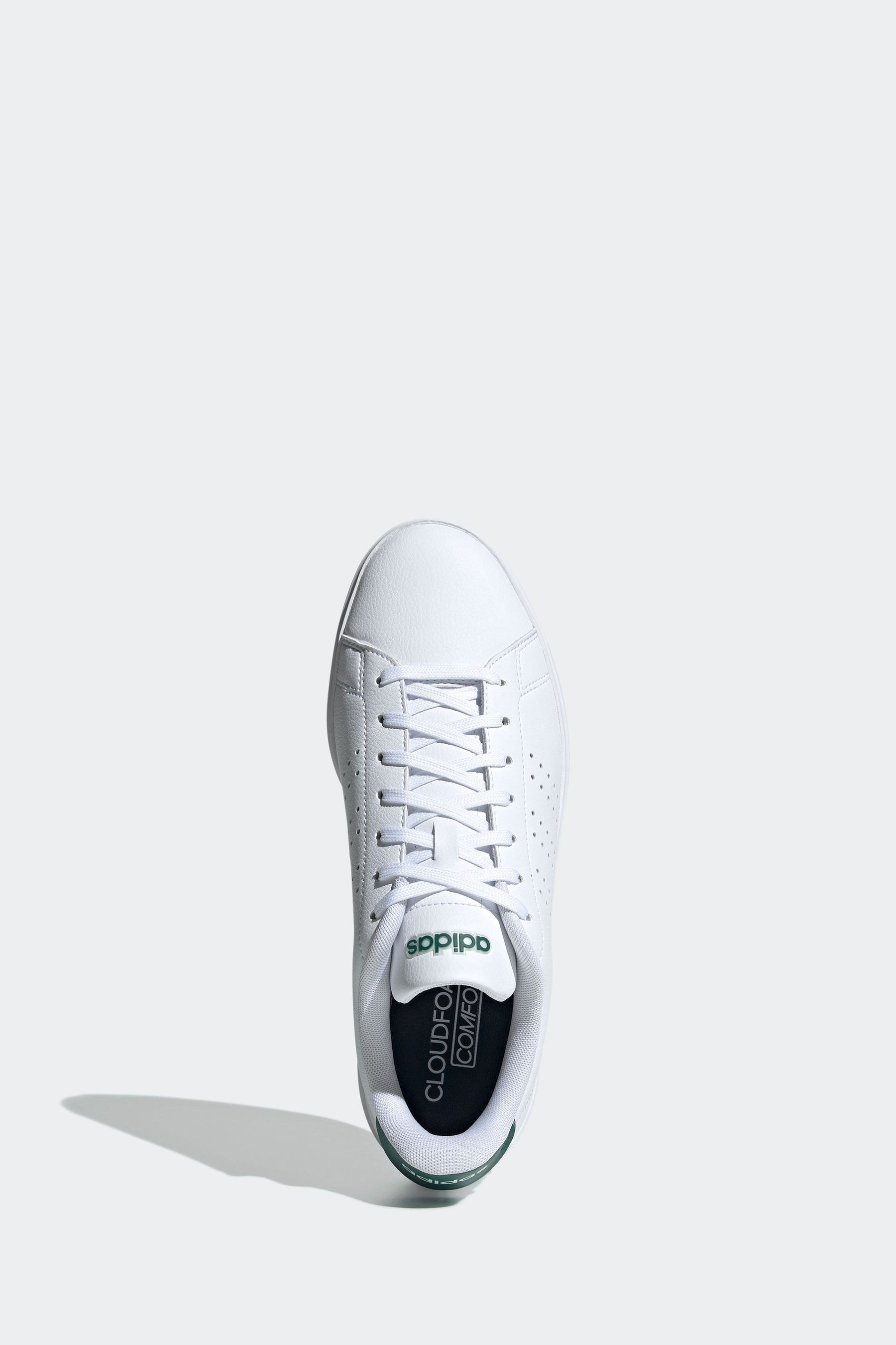 Adidas neo advantage white green store