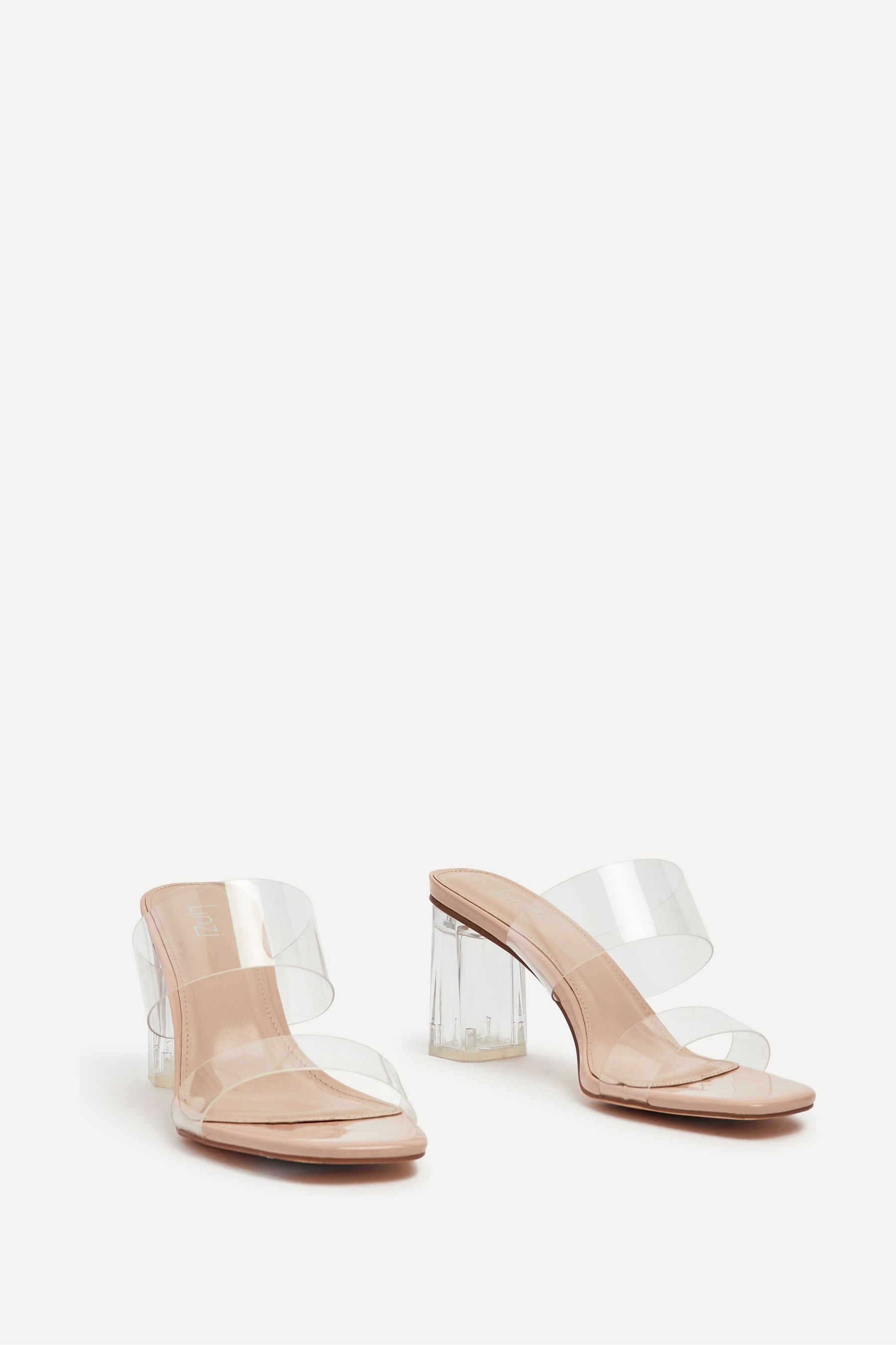 Perspex heels white store