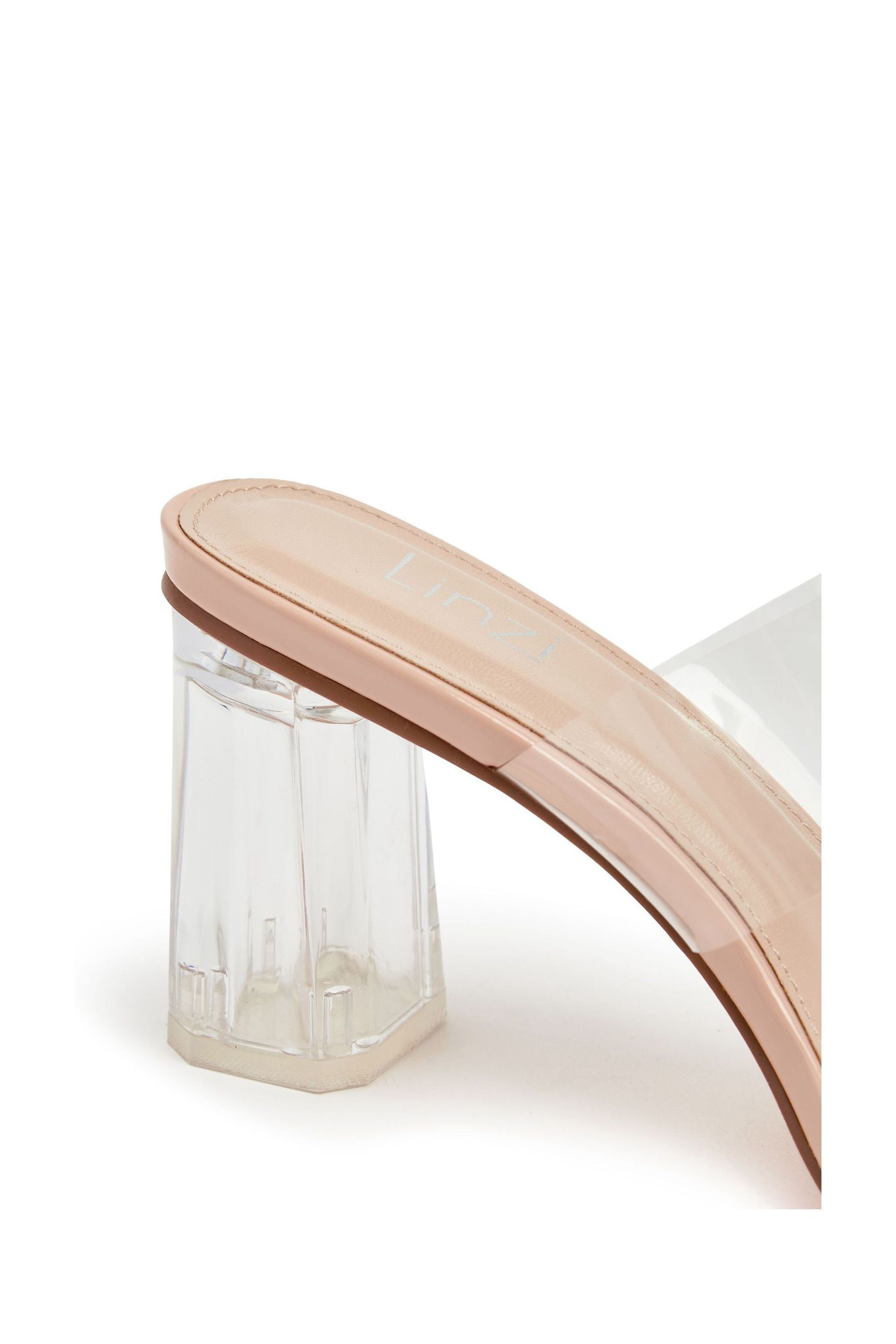 Buy Linzi Nude Muse Perspex Heeled Sandals from the Next UK online shop