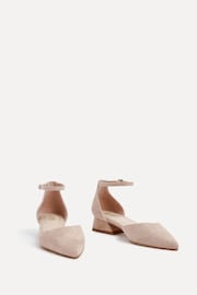 Linzi Nude Dolly Wide Fit Low Block Court Heels - Image 3 of 5