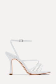 Linzi White Scarlett Strappy Heel Sandals With Ankle Strap - Image 2 of 4