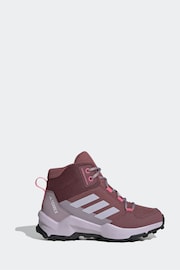 adidas Brown Terrex AX4R Mid Trainers - Image 8 of 15