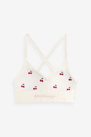 Boux Avenue Ivory Cherry Bralett - Image 8 of 8