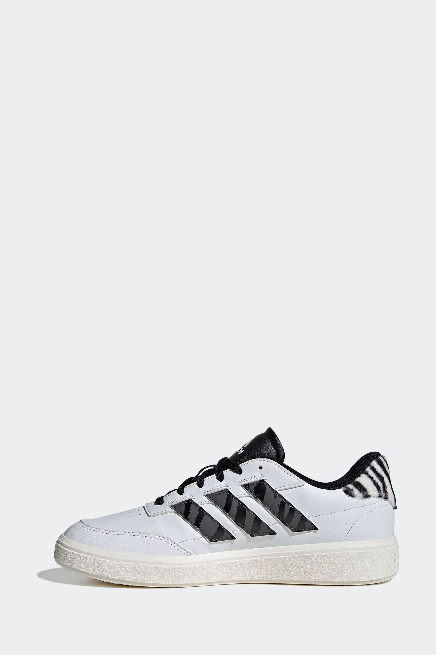 Buy adidas Black white adidas Court Block Animal Trainers from the Next UK online shop