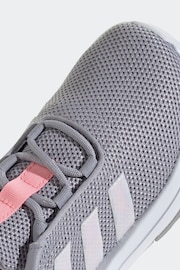 adidas Grey Kids Racer TR23 Shoes - Image 7 of 8