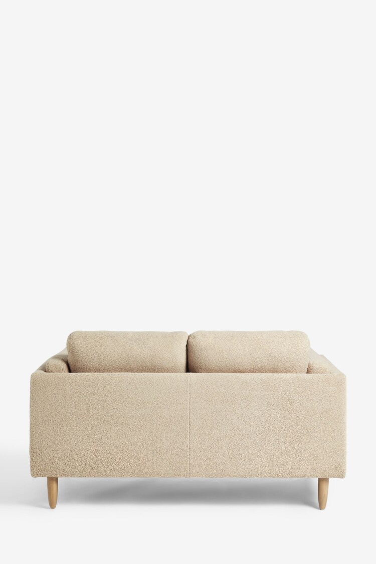 Soft Cosy Boucle Mid Natural Kayden Compact 2 Seater Sofa In A Box - Image 5 of 8