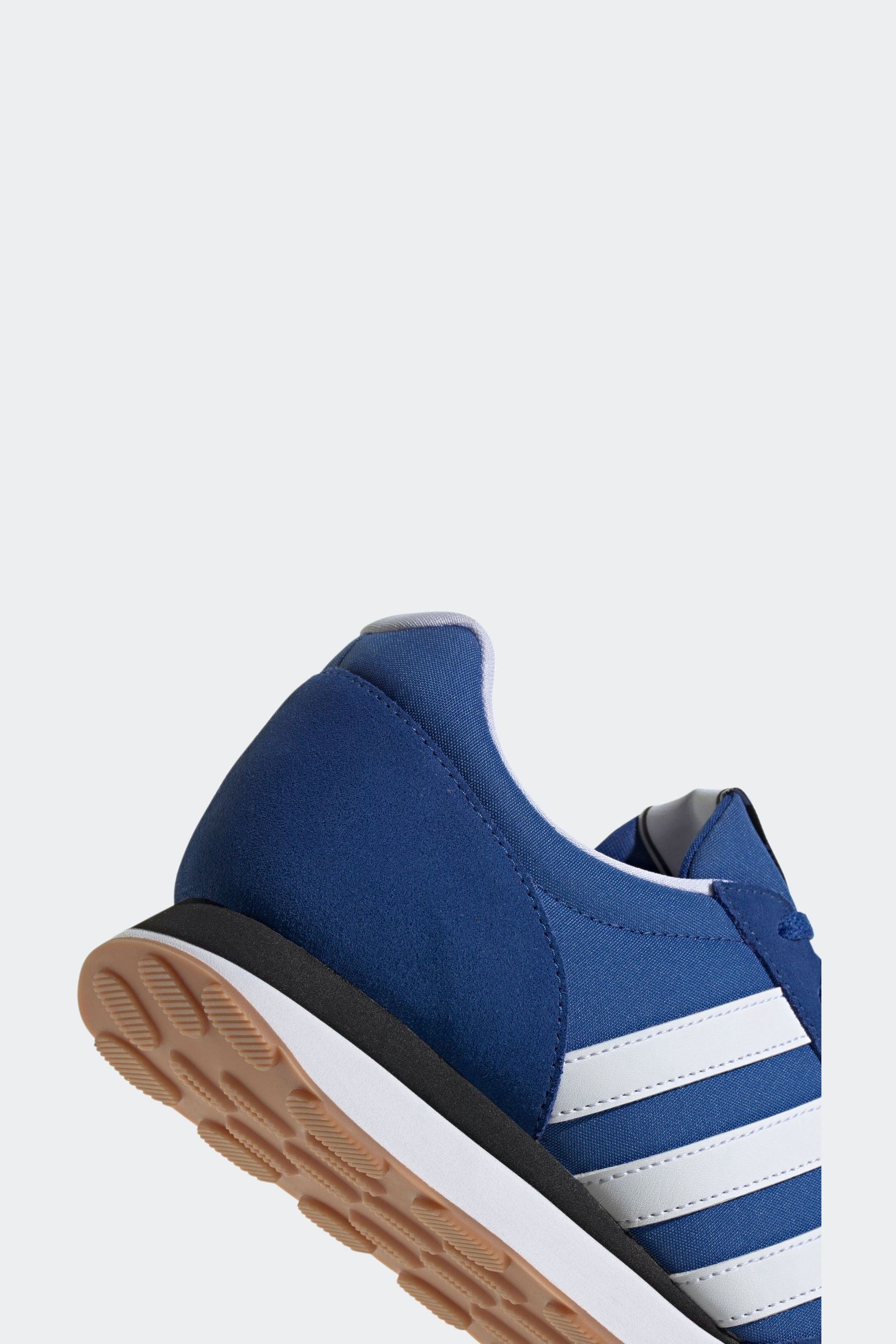 Adidas blue and grey shoes discount